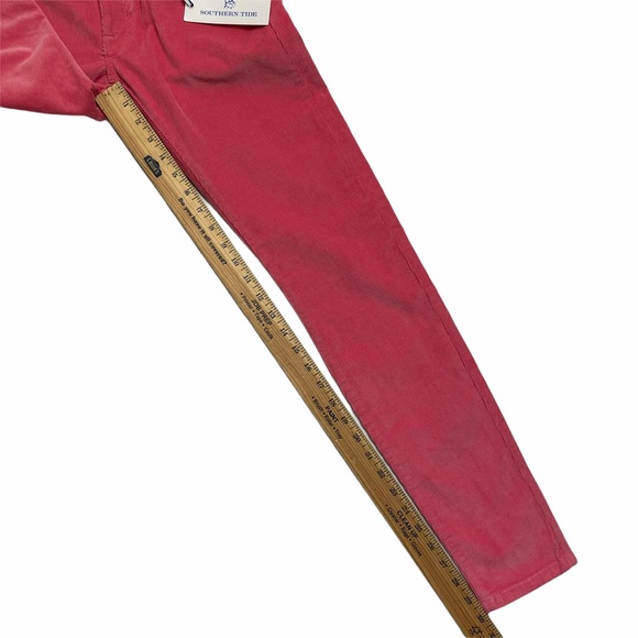 Southern Tide Skinny Corduroy Pants in Desert Rose Size 25 NWT - Picture 10 of 10